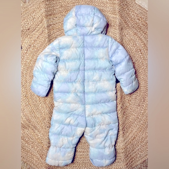 Baby Gap NWT snowsuit with Primaloft sky blue tie dye unisex - Picture 5 of 7
